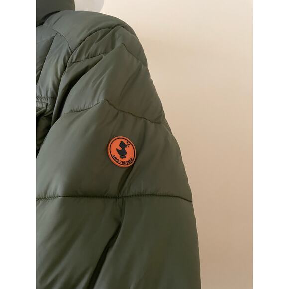 Save The Duck PlumTech Mens Size M Green Quilted Ultra Light Jacket - Picture 13 of 13